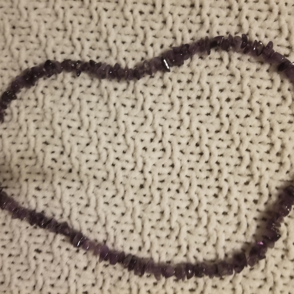 Purple necklace